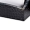 Dacasso Black Crocodile Embossed Business Card Holder AG-2207 - alternate 5